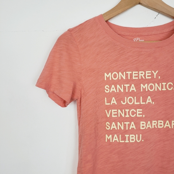 J. Crew Monterey Santa Monica Malibu T-Shirt XS - Picture 2 of 8
